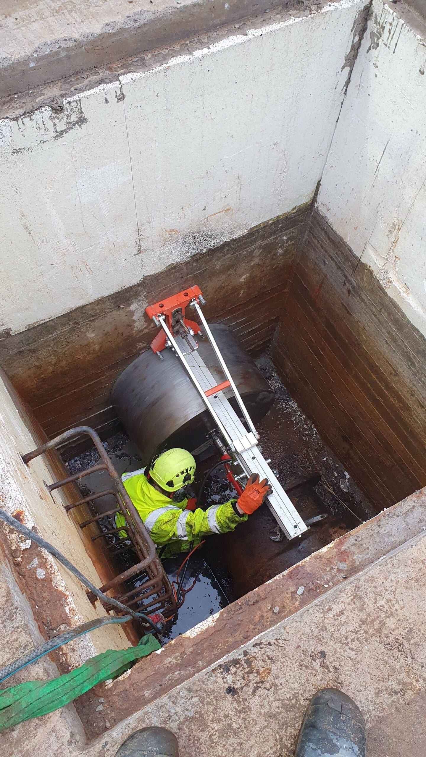 Timanttityö Syri – 900mm reiän poraus